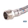 CONEXIÓN FLEXIBLE INOX PARA TERMO M1/2 - H3/4 50 CM.