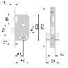 CERRADURA UCEM 5134-HL/40