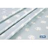 ROLLO DE HULE DISEÑO MARGARITAS JADE 1,40 X 25 M