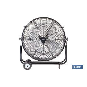 VENTILADOR INDUSTRIAL DE SUELO CON 2 VELOCIDADES Ø90 CM 300 W