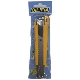 OLFA-EXL-BT/40-CúTER EXL DE 18 MM Y BLOQUEO AUTOMÁTICO EN BOLSA DE PLÁSTICO (CAJA 40)