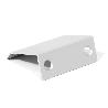 TIRADOR ALUMINIO MODELO CURVE DISPONIBLE EN ACABADOS BLANCO MATE, NEGRO MATE Y ANODIZADO MATE ACABADO BLANCO MATE D