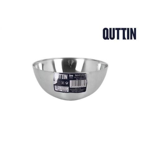 13,5 CMS ENSALADERA CUENCO  BOL MEZCLADOR PARA COCINA EN ACERO MATE PROFESIONAL QUTTIN