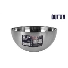 19,5 CMS ENSALADERA CUENCO BOL MEZCLADOR PARA COCINA EN ACERO MATE PROFESIONAL QUTTIN