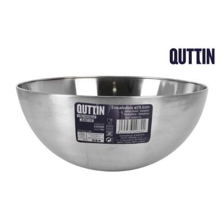29,5 CMS ENSALADERA BOL MEZCLADOR PARA COCINA ACERO MATE PROFESIONAL QUTTIN