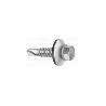 TORNILLO BROCA ROSCA CHAPA CABEZA HEXAGONAL DIN 7504-K ARANDELA P-16 ZINCADO LARG.R/CHAPA 32MM Ø ROSCA CHAPA 5.5MM