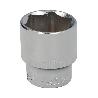LLAVE VASO 1/2 HEXAGONAL 30 MM. PERFIL DE 6 CARAS. ACERO CROMO VANADIO, ARISTAS REDONDAS