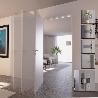 BISAGRA OCULTA KIKER PARA PUERTAS BATIENTES - APERTURA 90° Y DISEÑO INVISIBLE ACABADO NÍQUEL SATINAD