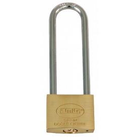 CANDADO 3EL-50 ARCO EXTRA LARGO LATON AMIG