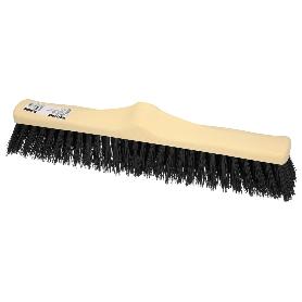 CEPILLO BARRENDERO INDUSTRIAL FIBRA RIGIDA PVC. SOPORTE POLIPROPILENO 50 CM. (SIN MANGO)