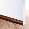 BURLETE PUERTA PVC SAPELLI CON GOMA 1 METRO