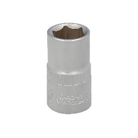 LLAVE VASO 1/2 HEXAGONAL 14 MM. PERFIL DE 6 CARAS. ACERO CROMO VANADIO, ARISTAS REDONDAS