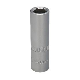 LLAVE VASO 1/2 HEXAGONAL LARGA 15 MM. PERFIL DE 6 CARAS. ACERO CROMO VANADIO, ARISTAS REDONDAS