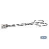 PINZA BARBACOA INOX C/PALA 380 MM