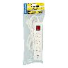 BASE MULTIPLE 3 TOMAS SCHUCKO Y 2 TOMAS USB (A / C) CON INTERRUPTOR Y TOMA DE TIERRA