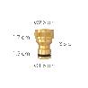 ADAPTADOR MANGUERA LATON  1/2 HEMBRA, ADAPTADOR GRIFO, CONECTOR GRIFO A CONECTOR RAPIDO