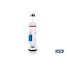 DESCARGADOR WC CON DOBLE PULSADOR Y BASE ROSCADA MODELO TAMBRE