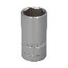LLAVE VASO 1/2 HEXAGONAL LARGA 30 MM. PERFIL DE 6 CARAS. ACERO CROMO VANADIO, ARISTAS REDONDAS