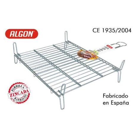 40X45 CMS PARRILLA REJILLA BARBACOA DOBLE ZINCADA ALGON
