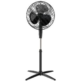 VENTILADOR PIE 43 CMS NEGRO 45W