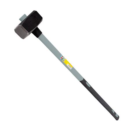 MAZA CON MANGO FIBRA VIDRIO 3 KG. CABEZA FORJADA, CON ANILLO ANTI VIBRACIÓN, MAZA / PORRO