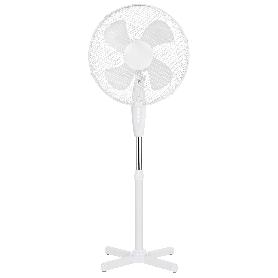 VENTILADOR PIE BLANCO 45 WATT  - 1,2 METRO ALTO.