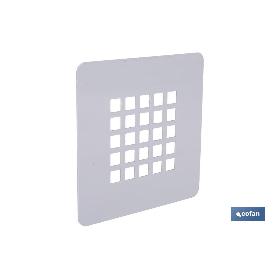 REJILLA DUCHA ACERO INOXIDABLE 125 X 125 MM