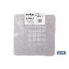 REJILLA DUCHA ACERO INOXIDABLE 125 X 125 MM