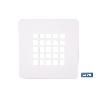 REJILLA DUCHA BLANCO MATE 125 X 125 MM