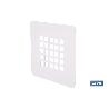 REJILLA DUCHA BLANCO MATE 125 X 125 MM