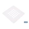 REJILLA DUCHA BLANCO MATE 125 X 125 MM