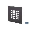 REJILLA DUCHA NEGRO MATE 125 X 125 MM