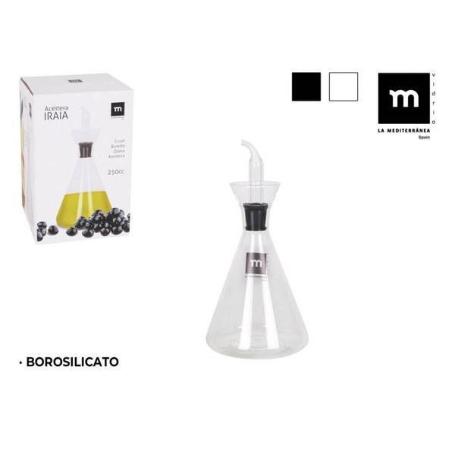 ACEITERA CON DOSIFICADOR DE CRISTAL BOROSILICATO 250 CC IRAIA LAMEDITERRANEA