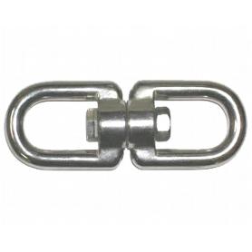 GRILLETE GIRATORIO DOBLE AVL GALVANIZADO M-  6   1-4