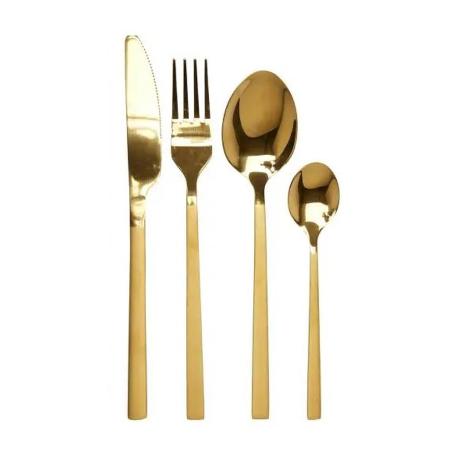 CUBERTERIA 16 PIEZAS ORO 503230