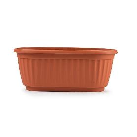 JARDINERA MINI 25X12,5X9,5 CM SIN PLATO MARRON