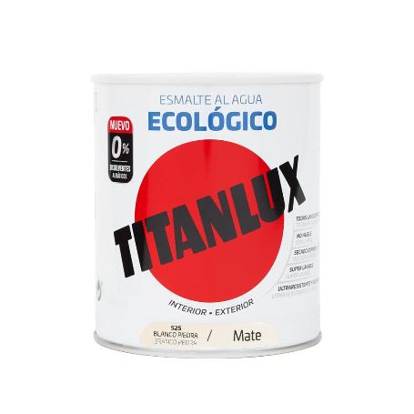 ESMALTE ECO MATE BLANCO PIEDRA 750ML