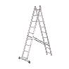 ESCALERA ALUMINIO INDUSTRIAL DOBLE 9 P.