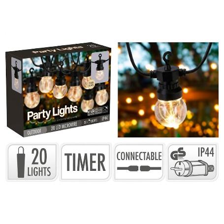 GUIRNALDA 20 BOMBILLA LED CALIDA FILAMENTO LE2200140