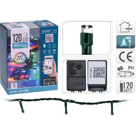 GUIRNALDA 120 LED 12 M 8 FUNCIONES MULTICOLOR