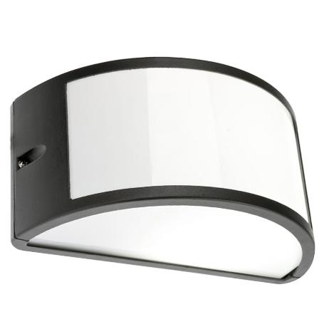 PLAFON APLIQUE IP 1/2 LUNA ABIERTO NEGRO