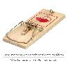 TRAMPAS RATONES MADERA 9.8 X 4.8 CM. (2 UNIDADES)