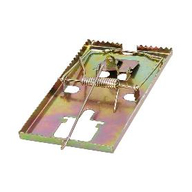 TRAMPA RATAS METÁLICA GALVANIZADA 16 X 8.8 CM.