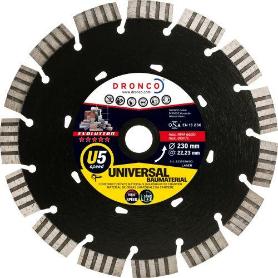 DRONCO-U5SPEED-115-DISCO DE DIAMANTE EVOLUTION U5 SPEED UNIVERSAL OBRA DIAMETRO  115 MM