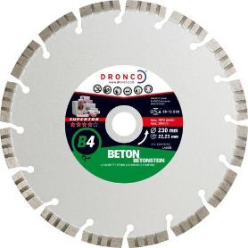 DRONCO-B4-115-DISCO DE DIAMANTE SUPERIOR B4 HORMIGÓN (ANTES LT56) DIAMETRO  115 MM