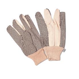 MARCA GUANTE ALGODON MULTIUSO PUNTOS PVC AGARRE T-UNICA 688-GBL (CAJA 12 UNIDADES)