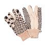 MARCA GUANTE ALGODON MULTIUSO PUNTOS PVC AGARRE T-UNICA 688-GBL (CAJA 12 UNIDADES)