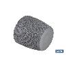 MACETA O MACETERO TRENZADA COLOR GRIS OSCURO PP Ø 306 X 262 MM 15,6 L   CAJA 5 UNID.