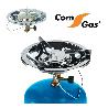 COMGAS CAMPING HORNILLO 22 CM A BOMBONA AZUL CON ASA CON GRIFO  K-636