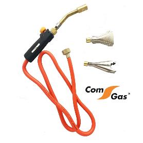 COMGAS KIT SOLDADOR FONTANERIA SOPLETE A MANGUERA 1.5 M + 3 BOQUILLAS  ASH3004